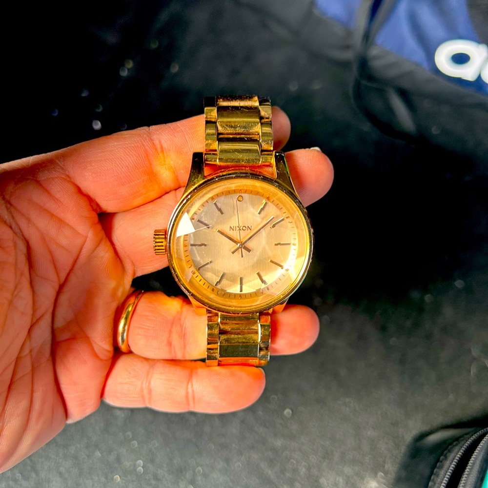 NIXON rare faceted face watch - used